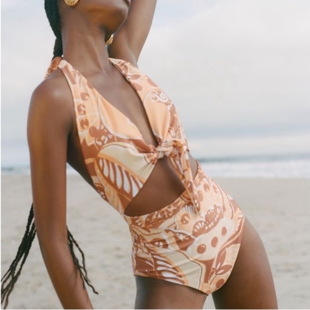 Mara Hoffman Maddy One-Piece Swimsuit NWT Size Small